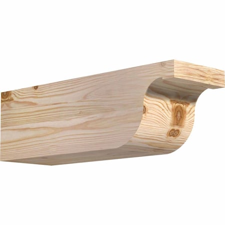 Ekena Millwork Del Monte Smooth Rafter Tail, Douglas Fir, 5 1/2"W x 6"H x 18"L RFT06X06X18DEL00SDF